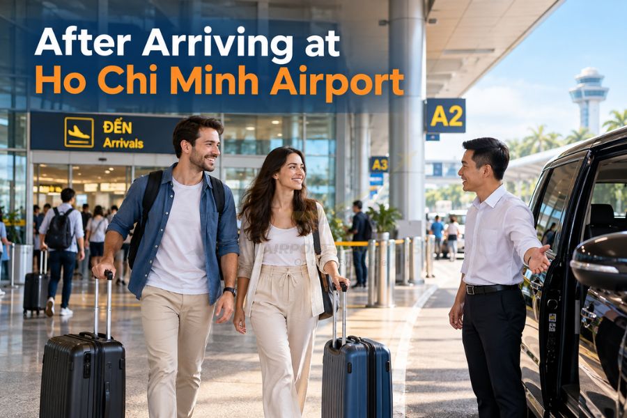 What to do after arriving at Ho Chi Minh Airport?
